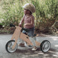 Tricycle évolutif 2-en-1 se Transforme en Draisienne en Bois - Enfant 1-3 ans - modèle BAB